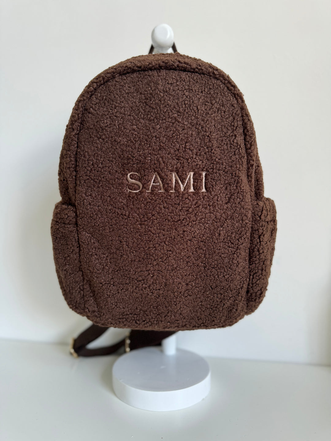 Nubby Boucle Backpack, NWT Boucle Teddy Bags – Neutrabebeuk main image 4