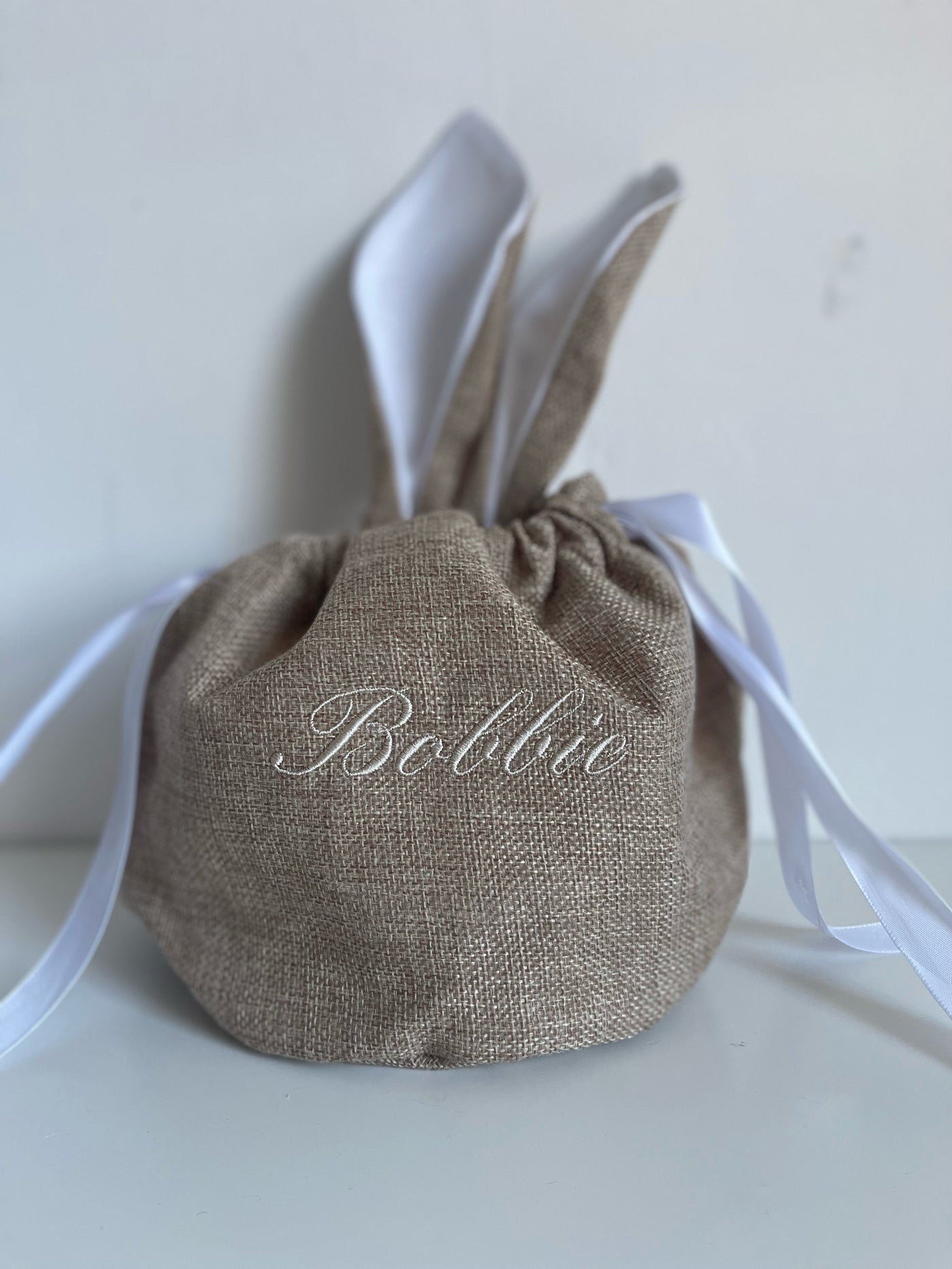 Canvas Personalised Easter Egg Bag