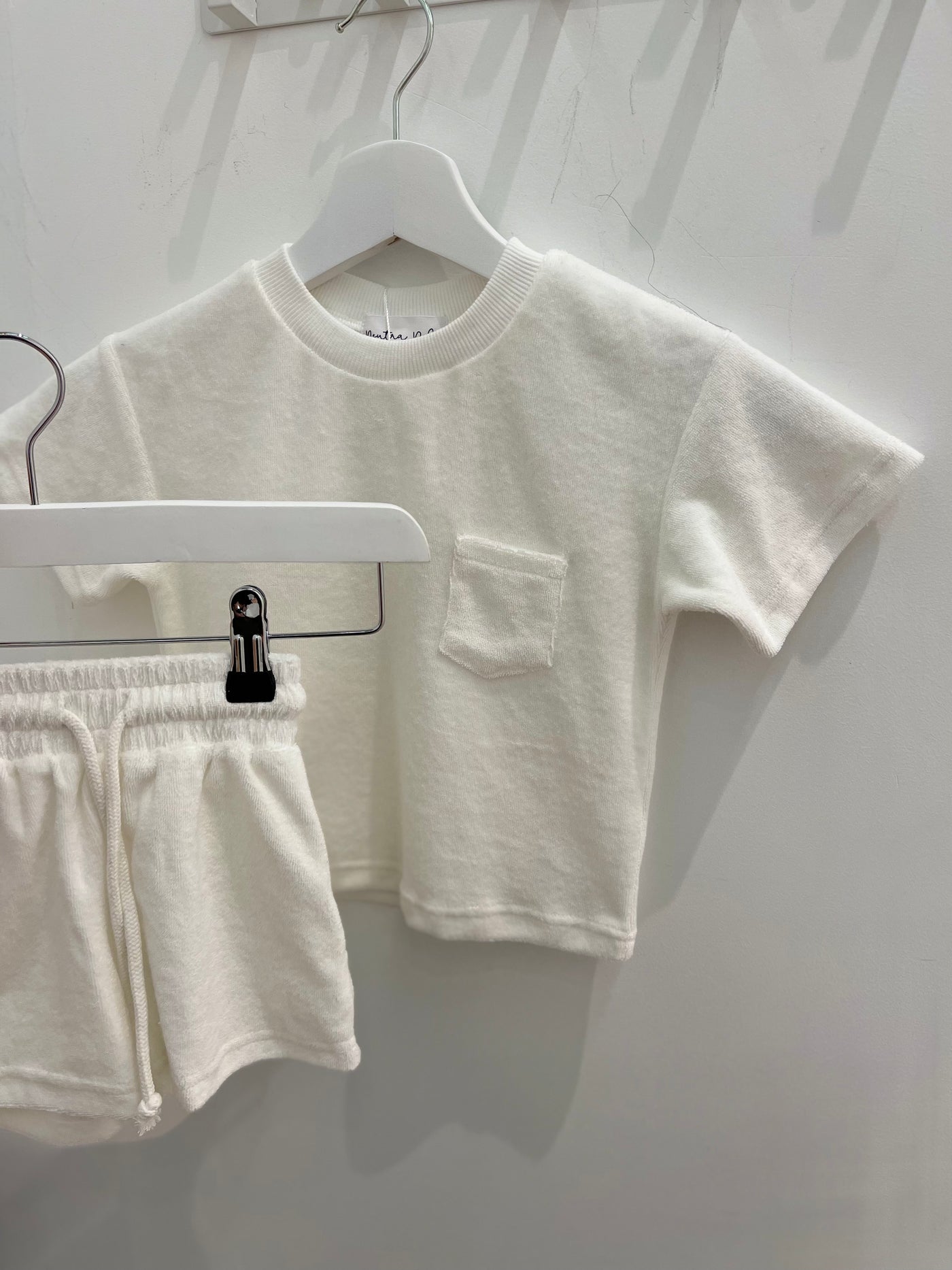 Terry Towel Bralette Top & Mini Shorts Set – SNUGLYBABE