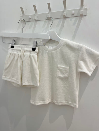 Terry Towelling Short & Tee Set